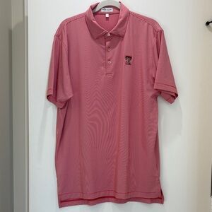 Peter Millar Summer Comfort Polo Jubilee Stripe | Texas Tech | Red Large